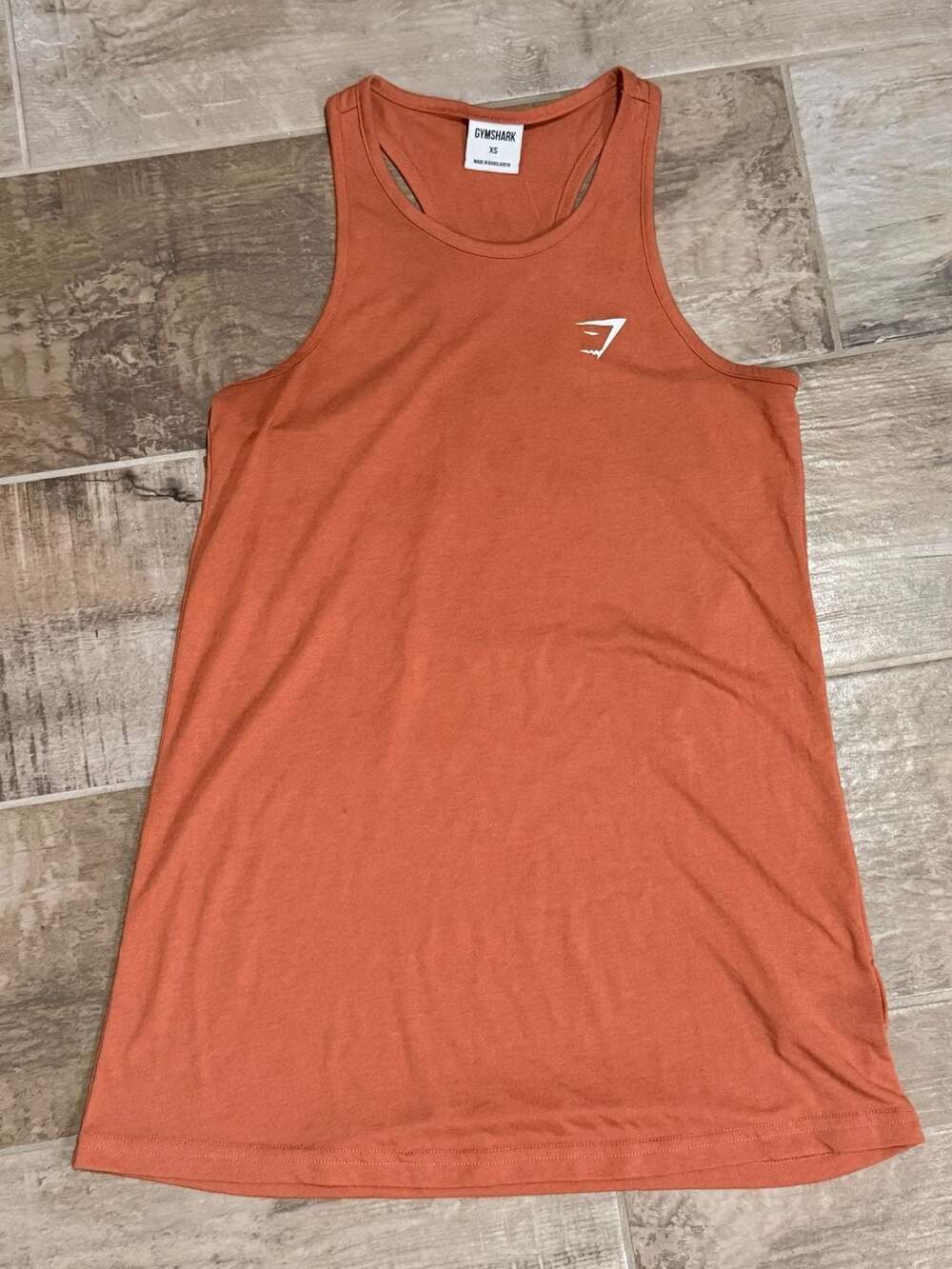 Gymshark Arrival Tank in Papaya Orange Size XS